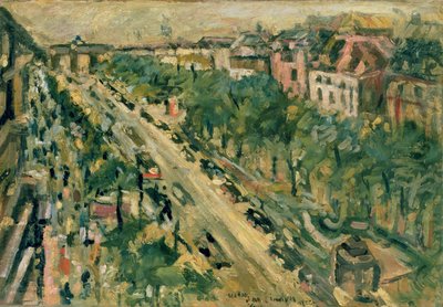 Berlin, Unter den Linden, 1922 by Lovis Corinth